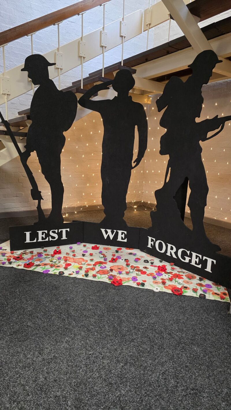 Image for the Tweet beginning: And in our Exhibition space...